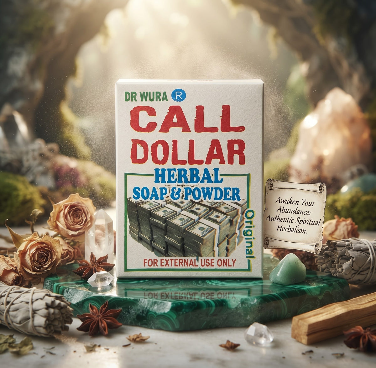 Dr Wura Call Dollar Herbal Soap & Powder Set