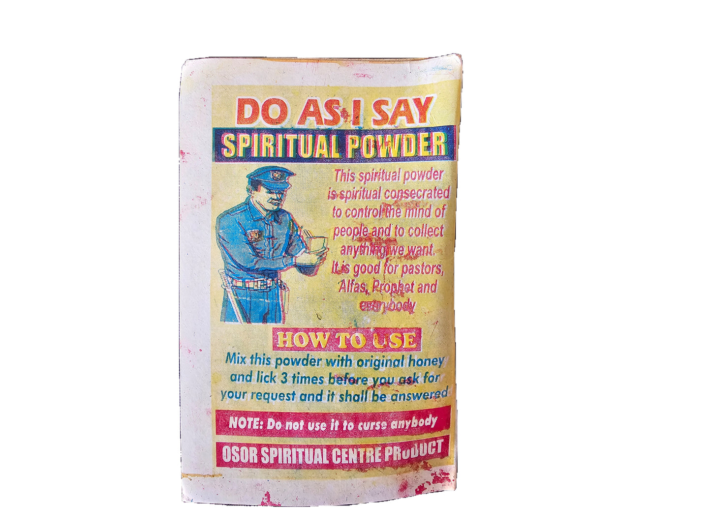Do As I Say Spiritual Powder