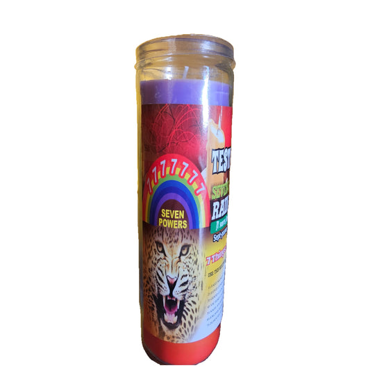 7777777 Powers Rainbow Testimony Candle