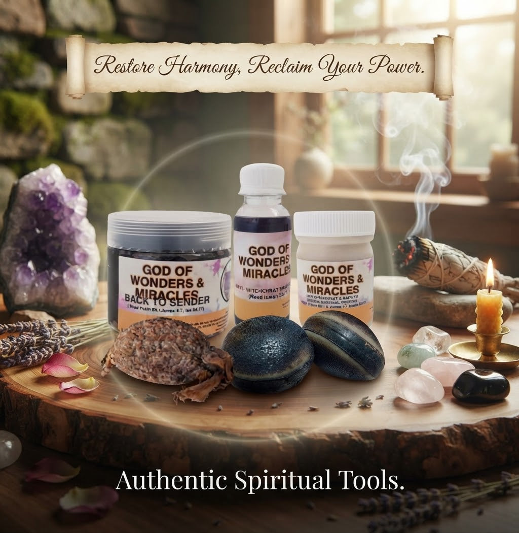 Anti- witchcraft & Back To Sender Spiritual Products