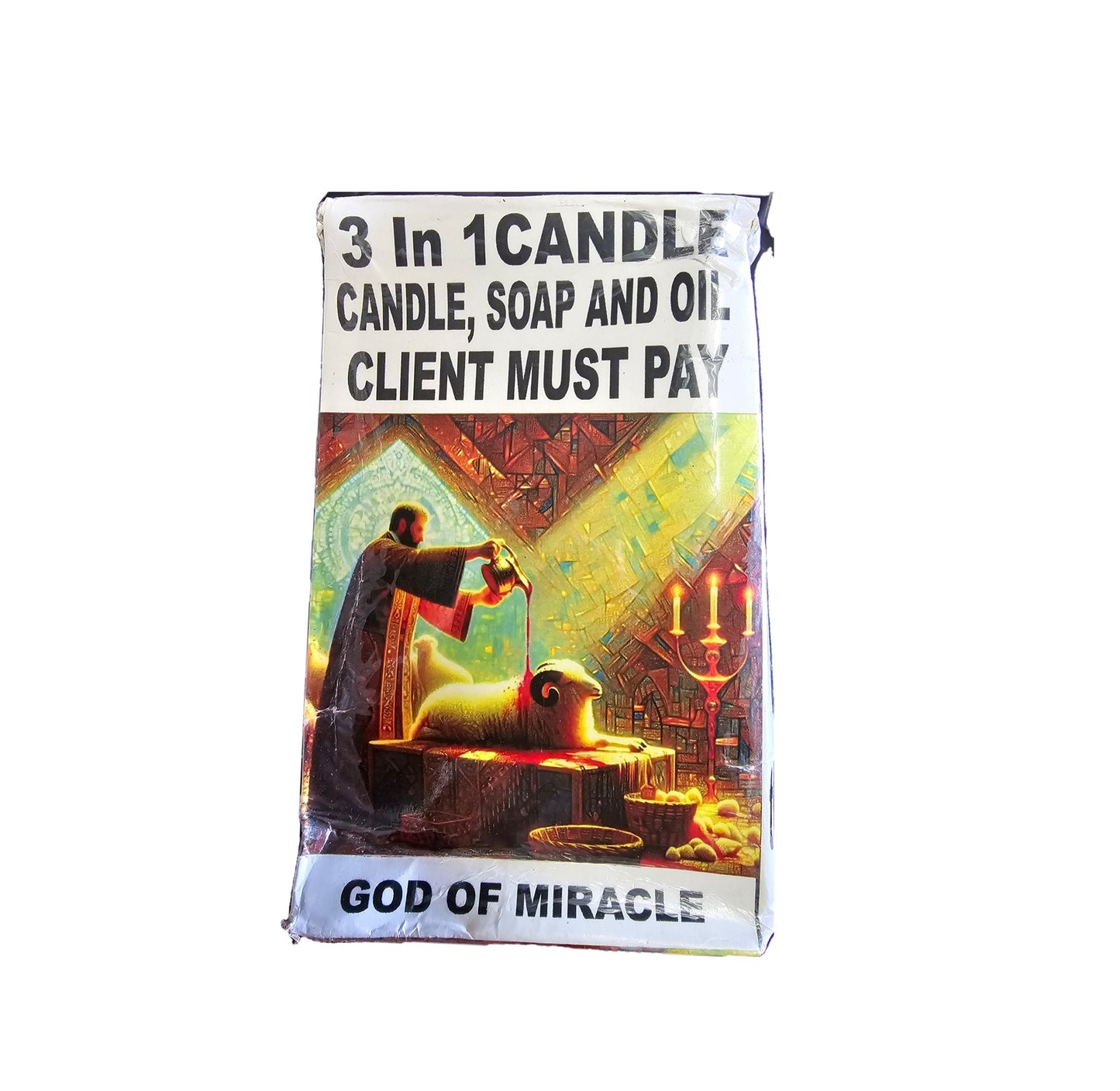 3 In 1 Client Must Pay Spiritual Candle Set