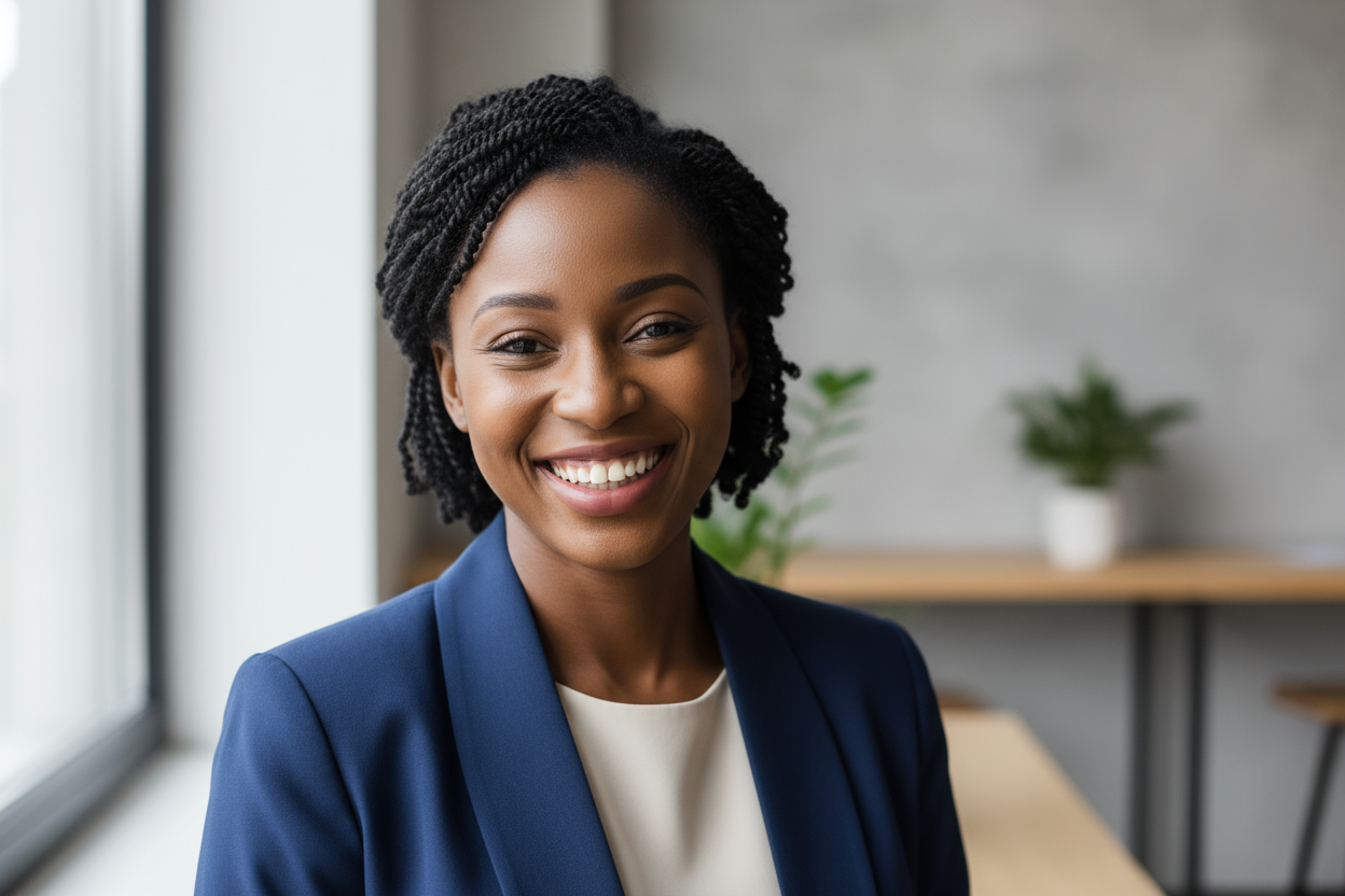 make it an African lady