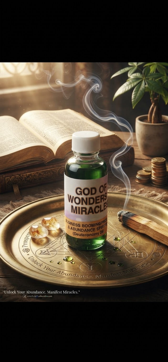 Business Booming Prosperity/ Abundance Spiritual Oil