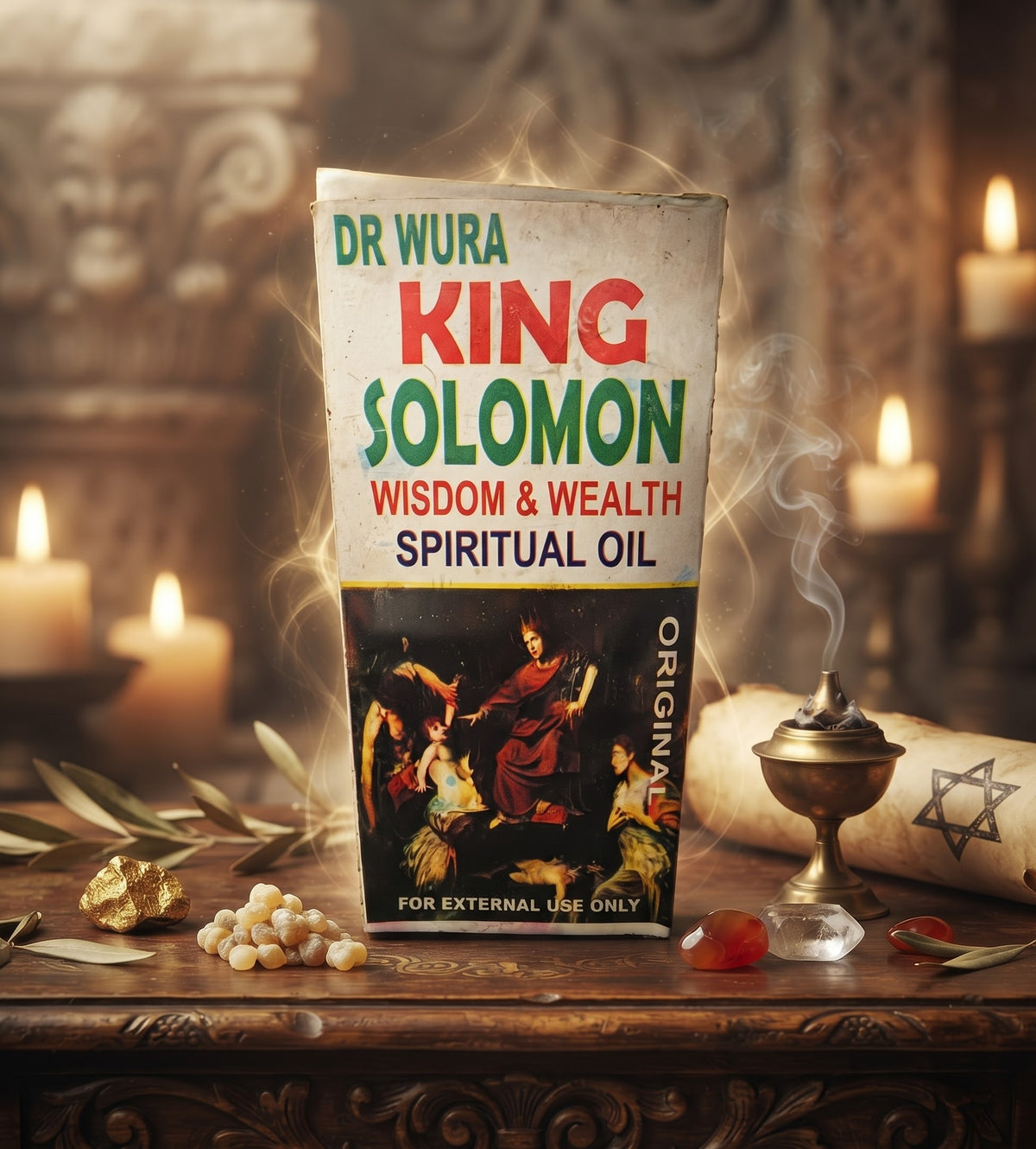 Dr. Wura King Solomon Wisdom & Wealth Spiritual Oil