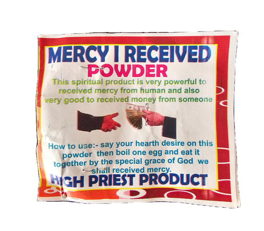Mercy I Receive Spiritual Powder