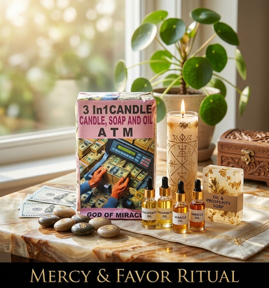 3 In 1 ATM Spiritual Candle Set