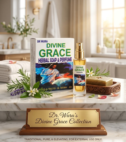 Dr Wura Divine Grace Herbal Soap & Perfume Set