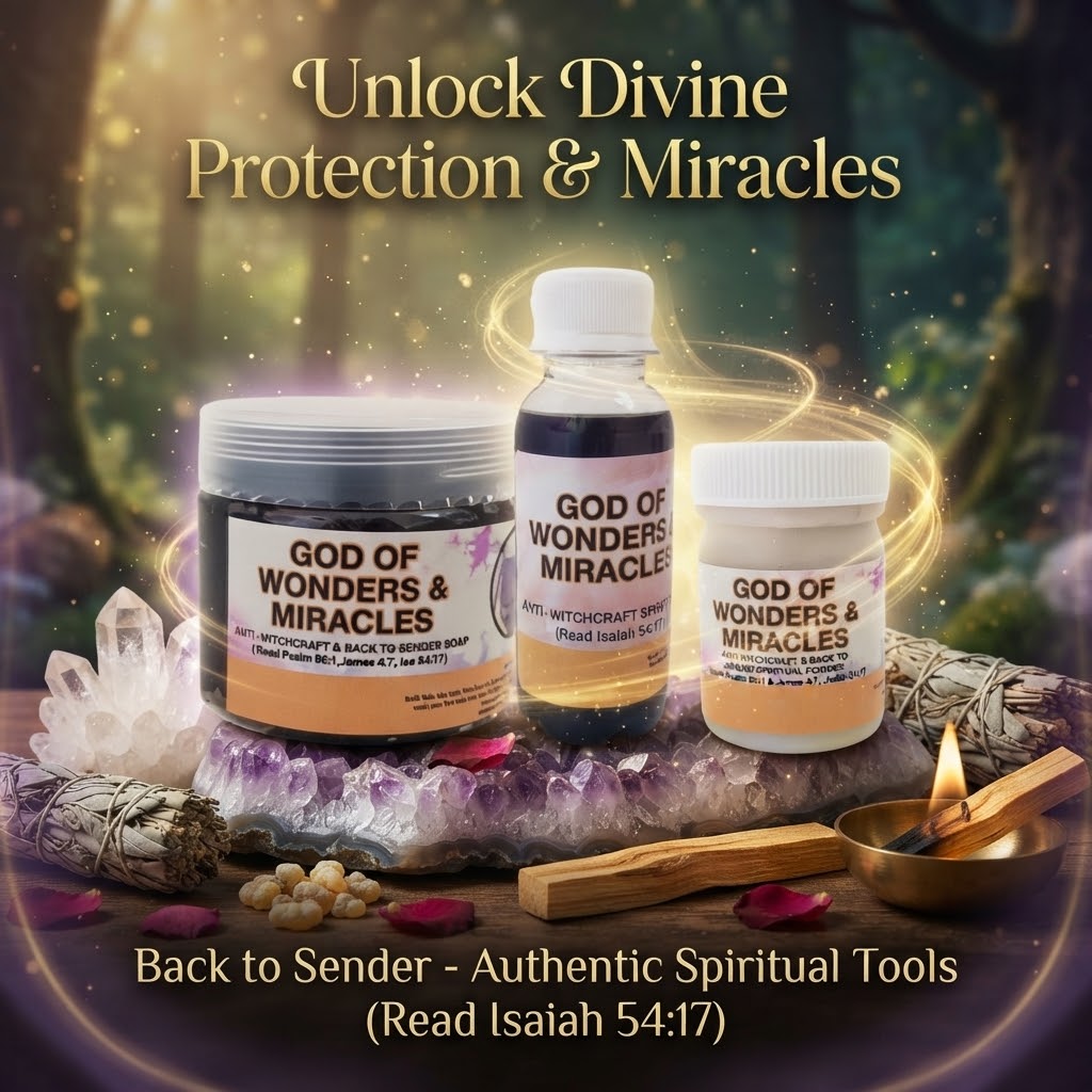 Anti- witchcraft & Back To Sender Spiritual Products