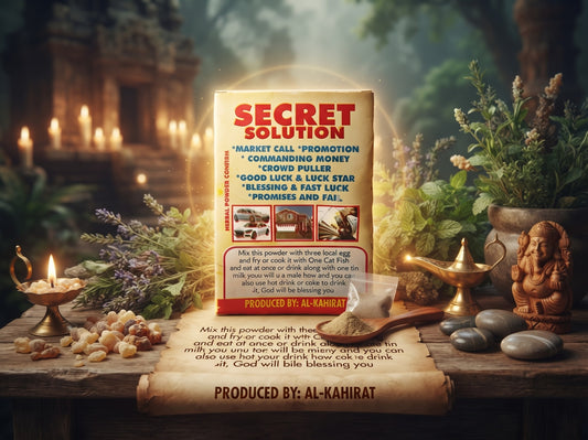Secret Solution Spiritual Powder