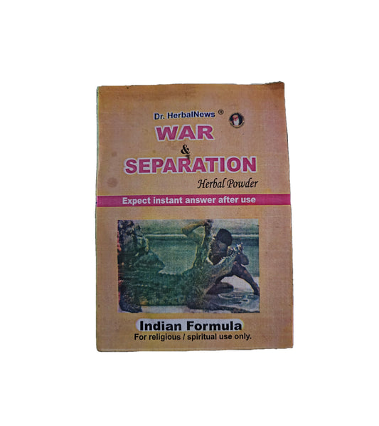 War And Separation Herbal Powder