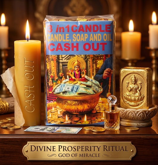 3 In 1  Cash Out Candle Set