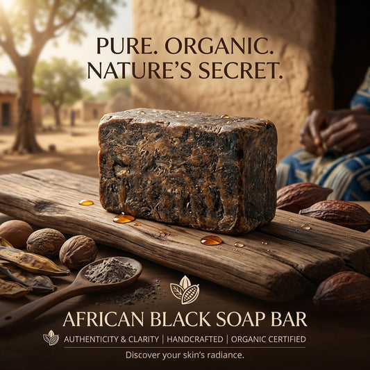African Black Soap Bar (Organic)