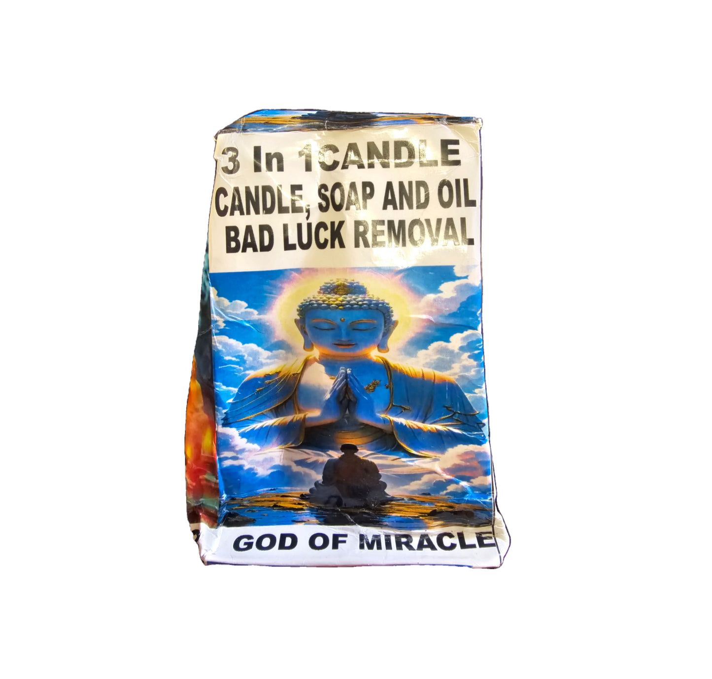 3 In 1 Bad Luck Removal Spiritual Candle set.