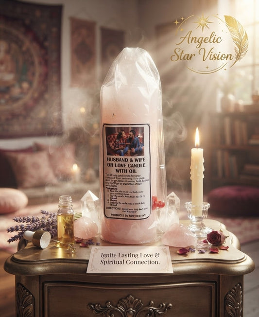 Husband & Wife/Love Spiritual candle with oil
