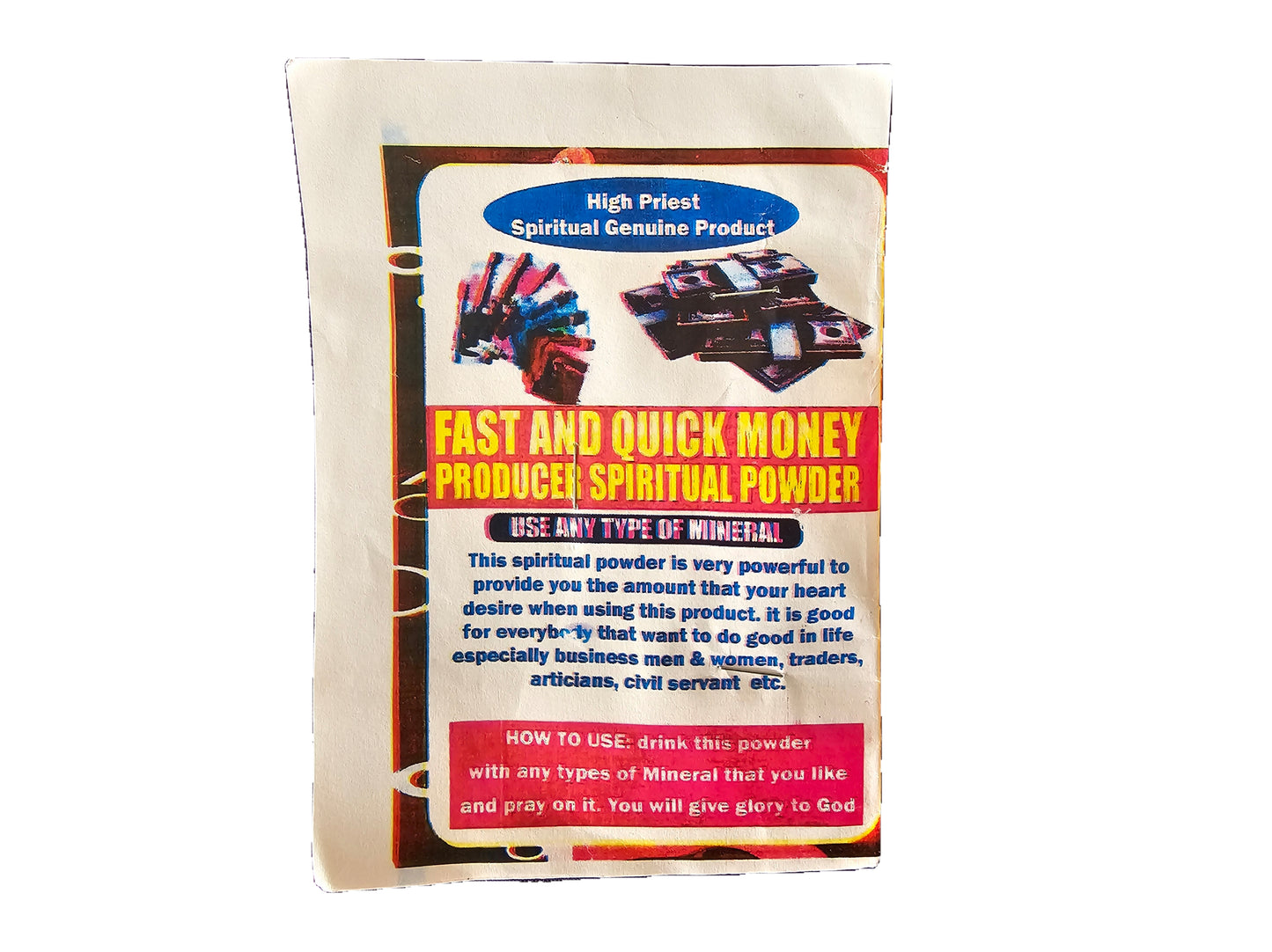 Fast And Quick Money Producer Spiritual Powder