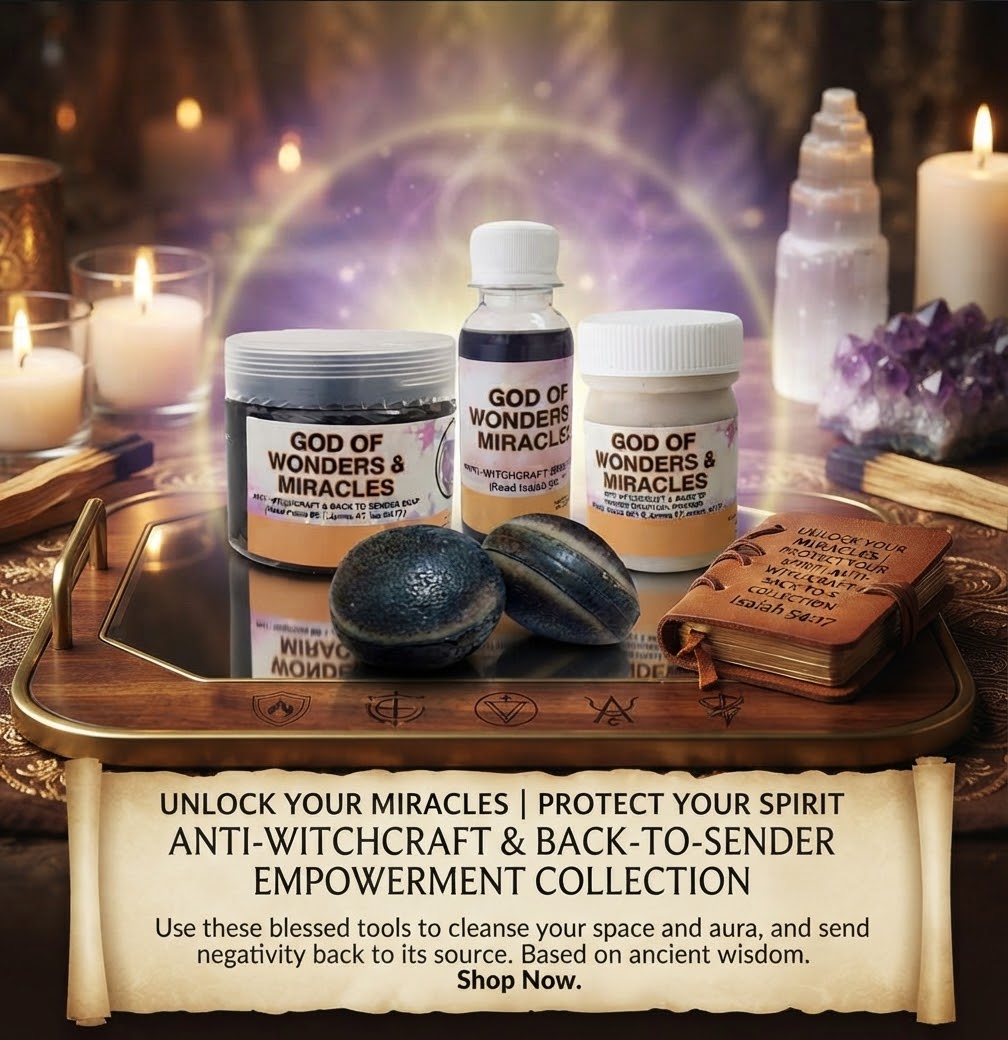 Anti- witchcraft & Back To Sender Spiritual Products