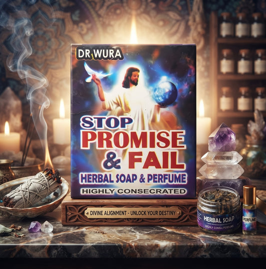 Dr Wura Stop Promise  & Fail Herbal Soap & Perfume Set